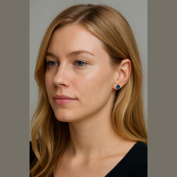 Unbranded Jewelry - Unbranded Blue Stud Earrings Women's One Size